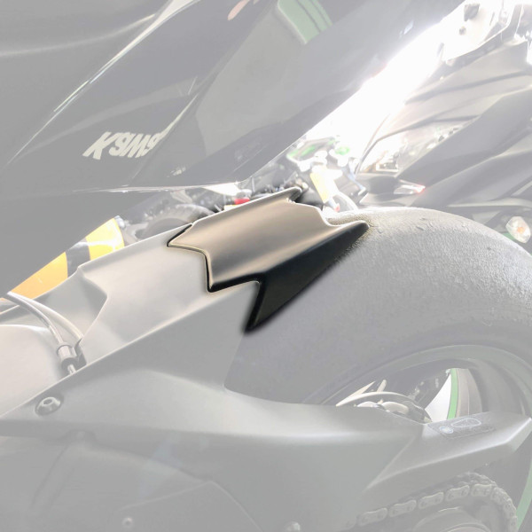 Pyramid Plastics Pyramid hugger extension | matte black | kawasaki ninja h2 2015>current